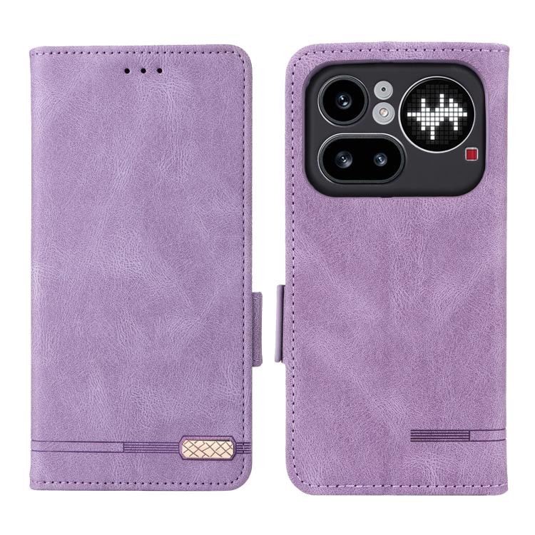 For Nothing Phone 4a Pro Magnetic Clasp Leather Phone Case