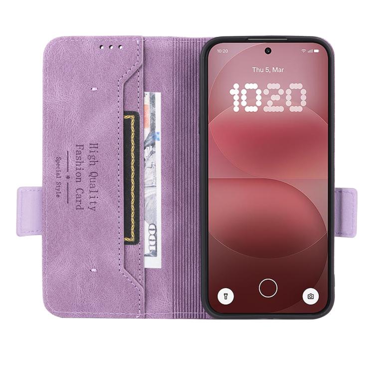 For Nothing Phone 4a Pro Magnetic Clasp Leather Phone Case