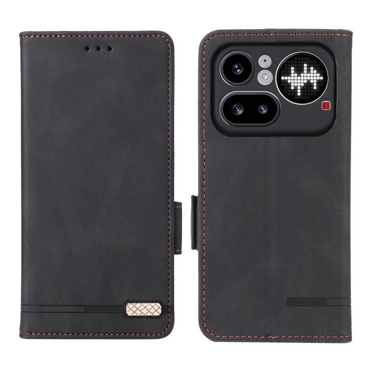 For Nothing Phone 4a Pro Magnetic Clasp Leather Phone Case