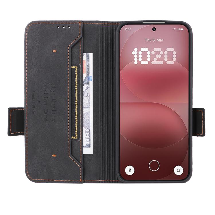 For Nothing Phone 4a Pro Magnetic Clasp Leather Phone Case