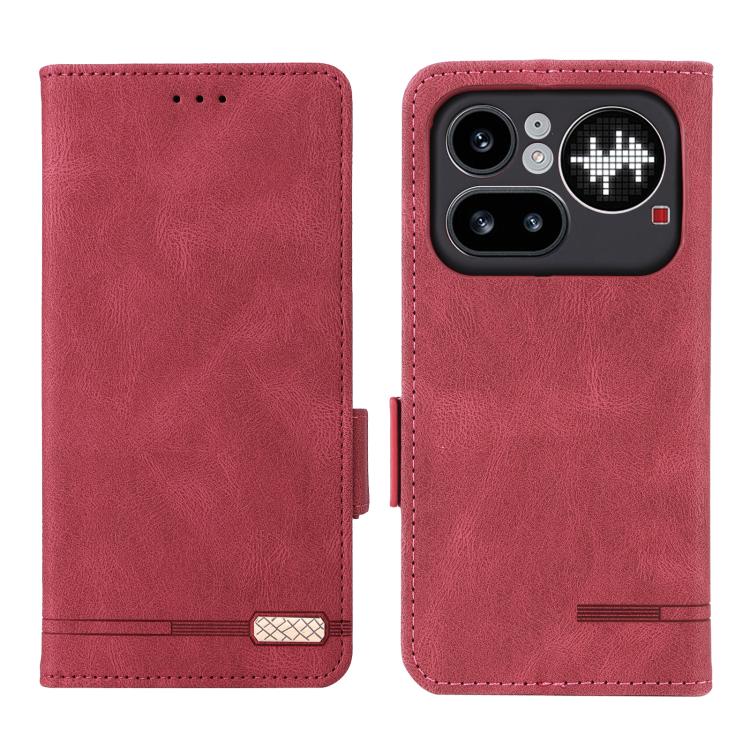 For Nothing Phone 4a Pro Magnetic Clasp Leather Phone Case