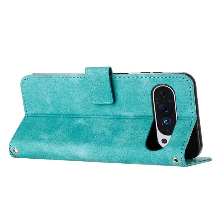 For Google Pixel 11 Pro XL Dream Triangle Leather Phone Case with Lanyard