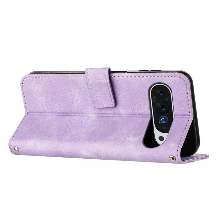 For Google Pixel 11 Pro XL Dream Triangle Leather Phone Case with Lanyard