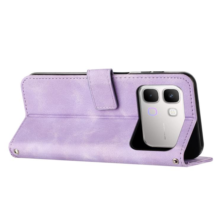 For Infinix Note Edge 5G Dream Triangle Leather Phone Case with Lanyard