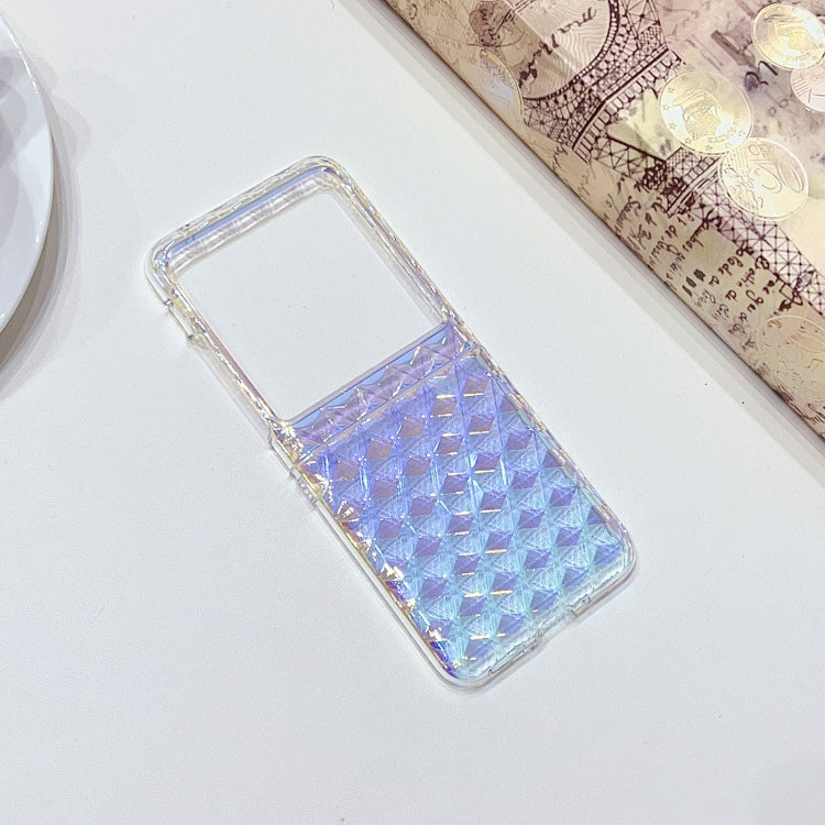 For Motorola Razr 40 Ultra Colorful Diamond Texture PC Phone Case