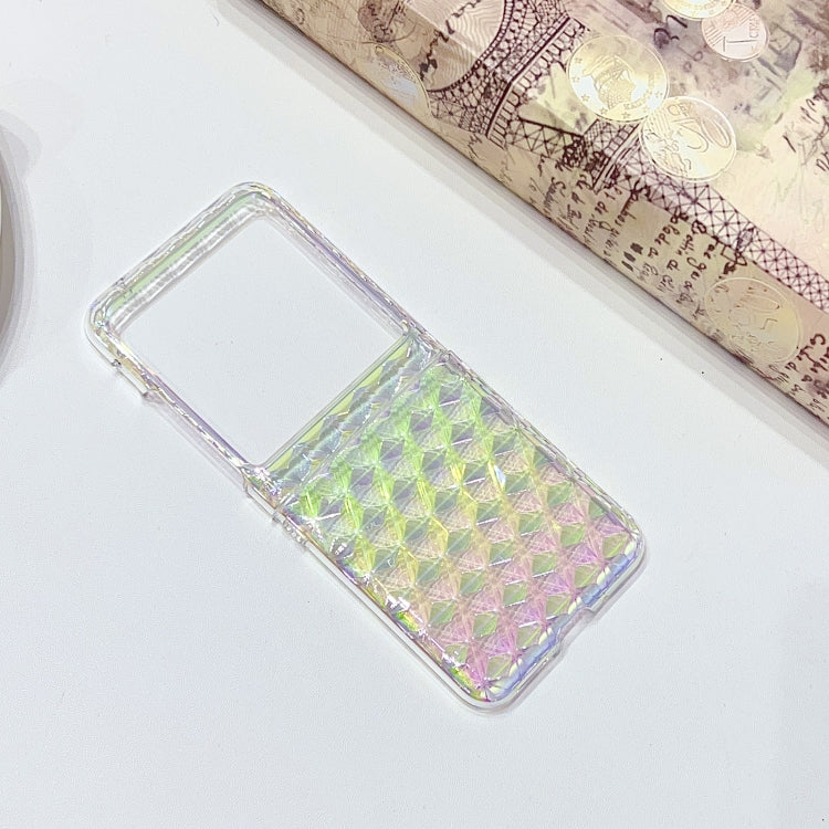 For Motorola Razr 40 Ultra Colorful Diamond Texture PC Phone Case