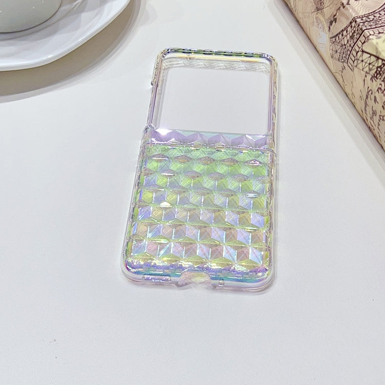For Motorola Razr 40 Ultra Colorful Diamond Texture PC Phone Case