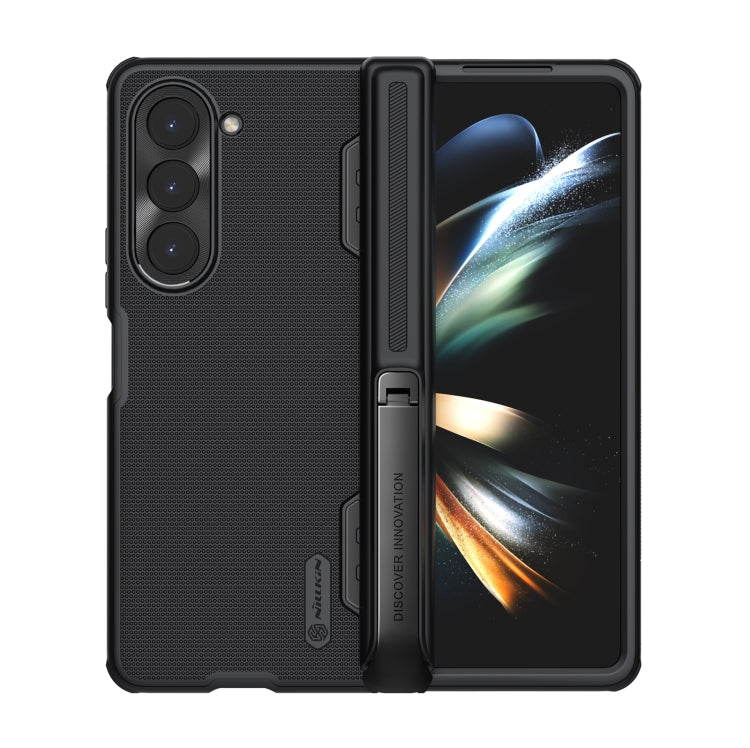 For Samsung Galaxy Z Fold5 NILLKIN Frosted Fold PC + TPU Phone Case with Holder