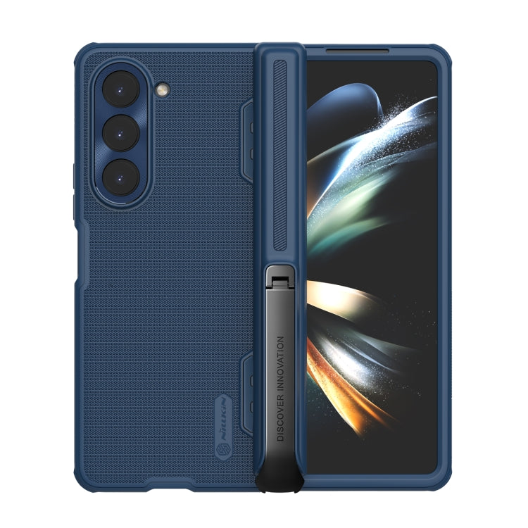 For Samsung Galaxy Z Fold5 NILLKIN Frosted Fold PC + TPU Phone Case with Holder