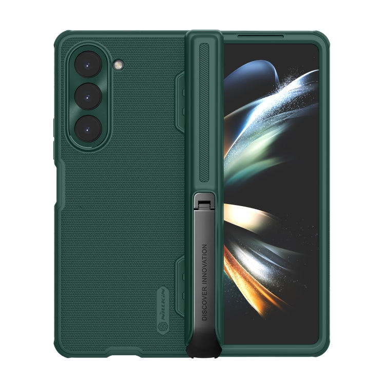 For Samsung Galaxy Z Fold5 NILLKIN Frosted Fold PC + TPU Phone Case with Holder