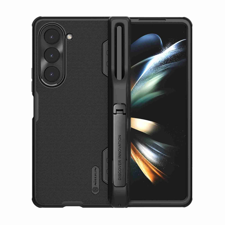 For Samsung Galaxy Z Fold5 NILLKIN Frosted Fold PC + TPU Phone Case with Pen Slot