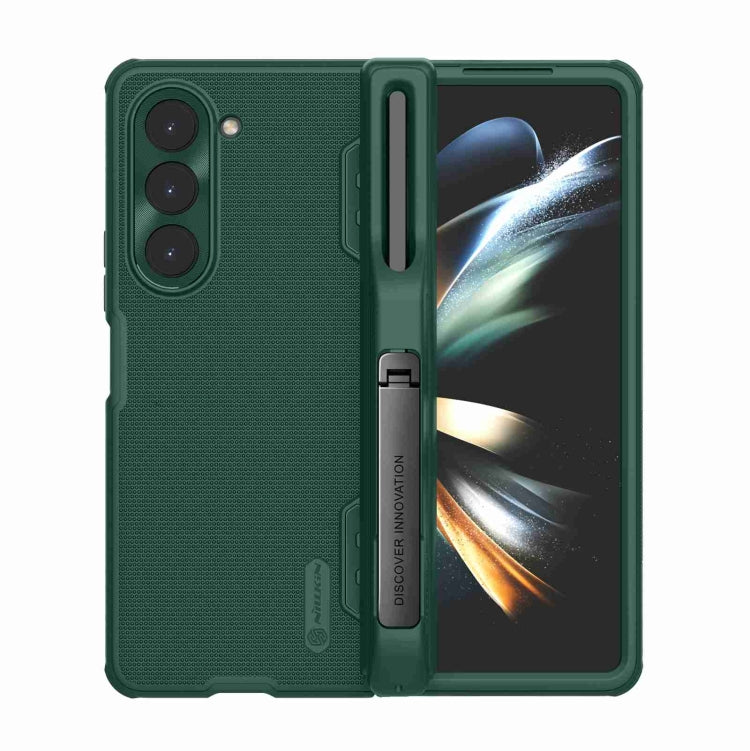 For Samsung Galaxy Z Fold5 NILLKIN Frosted Fold PC + TPU Phone Case with Pen Slot