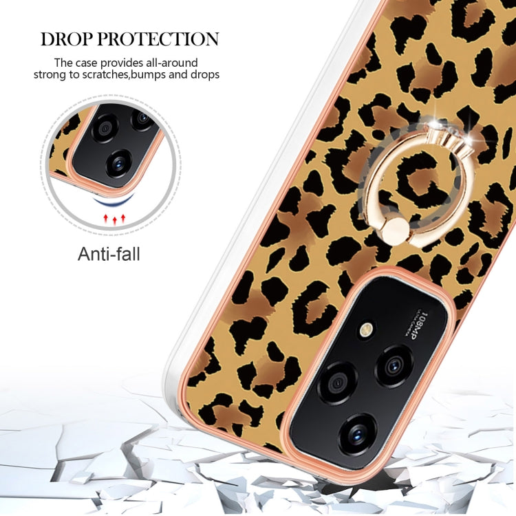 For Honor 200 Lite Global Electroplating Dual-side IMD Phone Case with Ring Holder
