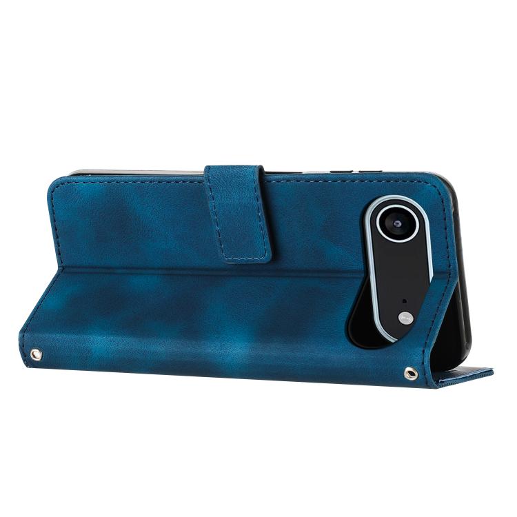 For iPhone Air Dream Triangle Leather Phone Case with Lanyard