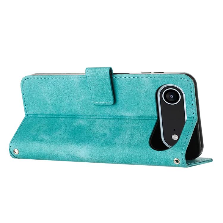 For iPhone Air Dream Triangle Leather Phone Case with Lanyard