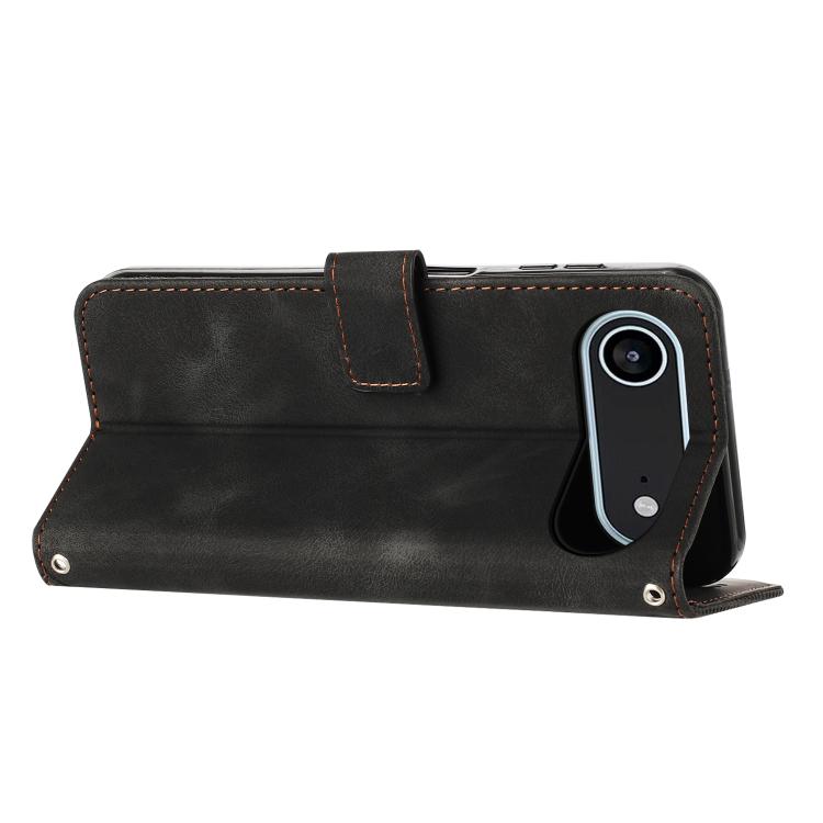 For iPhone Air Dream Triangle Leather Phone Case with Lanyard