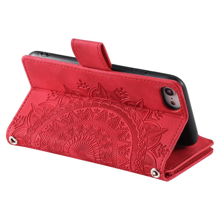 For iPhone 16e / 17e Multi-Card Totem Zipper Leather Phone Case