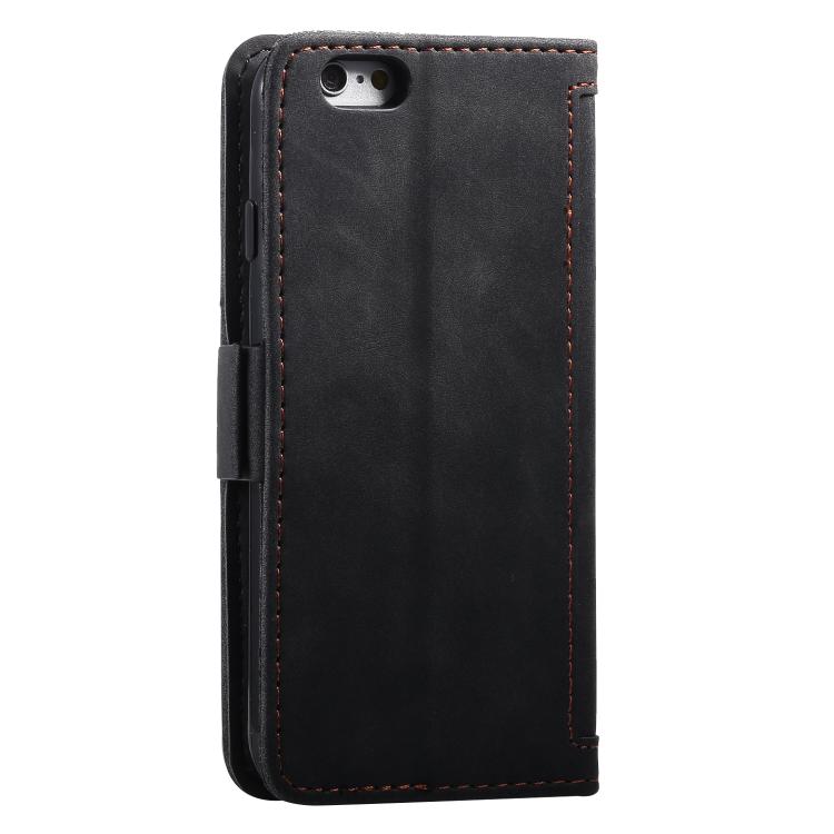 For iPhone 16e / 17e Retro Splicing Horizontal Flip Leather Phone Case