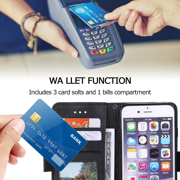 For iPhone 16e / 17e Retro Splicing Horizontal Flip Leather Phone Case