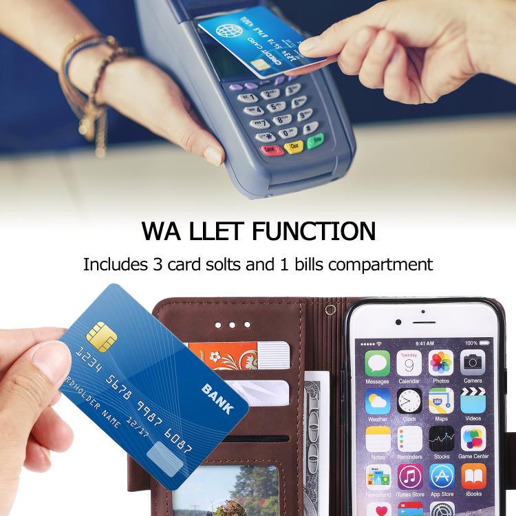 For iPhone 16e / 17e Retro Splicing Horizontal Flip Leather Phone Case