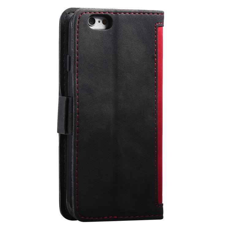 For iPhone 16e / 17e Retro Splicing Horizontal Flip Leather Phone Case