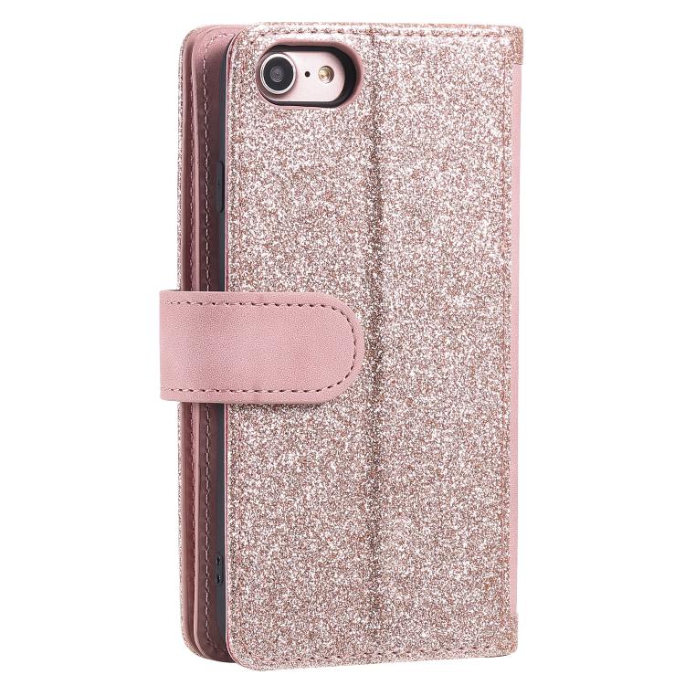 For iPhone 16e / 17e Nine Card Zipper Bag Leather Phone Case with Lanyard