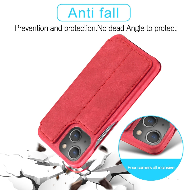 LC.IMEEKE Hon Ancient Series Flip Leather Phone Case For iPhone 15