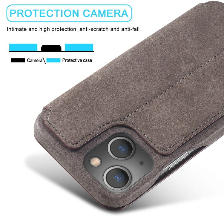 LC.IMEEKE Hon Ancient Series Flip Leather Phone Case For iPhone 15