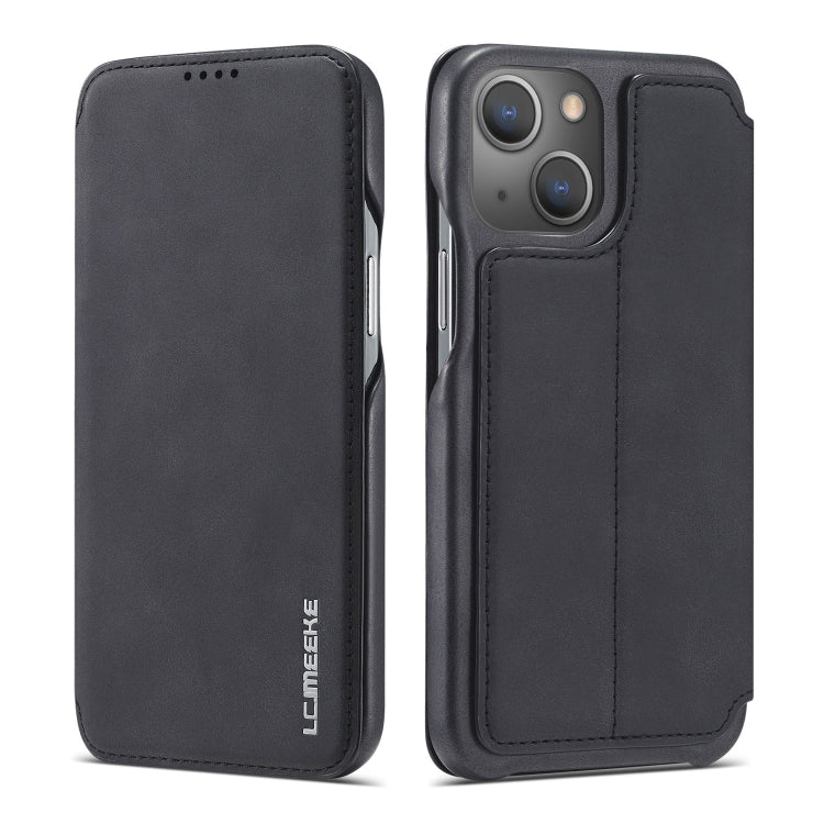 LC.IMEEKE Hon Ancient Series Flip Leather Phone Case For iPhone 15 Plus