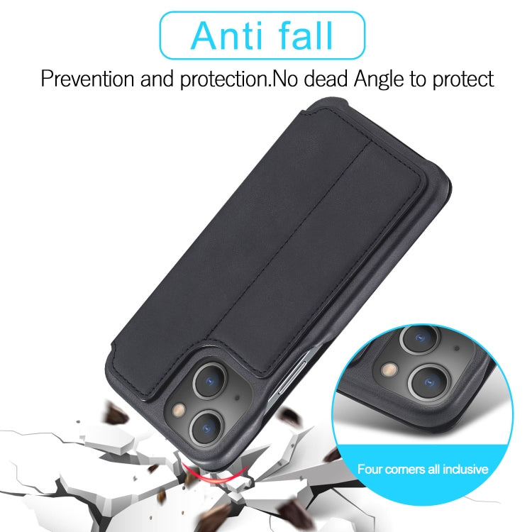 LC.IMEEKE Hon Ancient Series Flip Leather Phone Case For iPhone 15 Plus