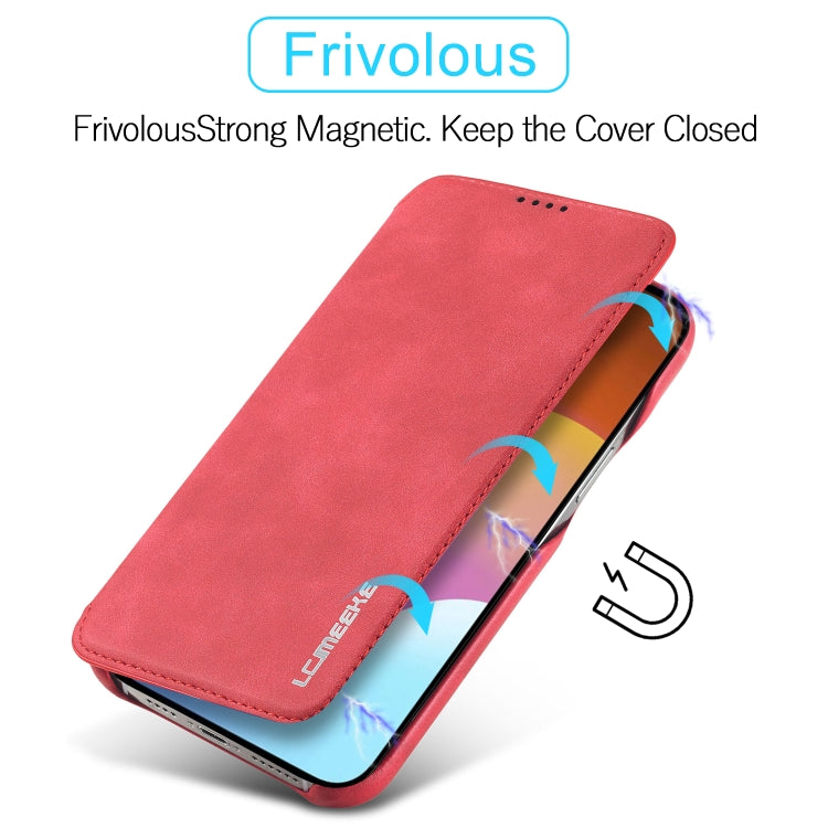 LC.IMEEKE Hon Ancient Series Flip Leather Phone Case For iPhone 15 Plus