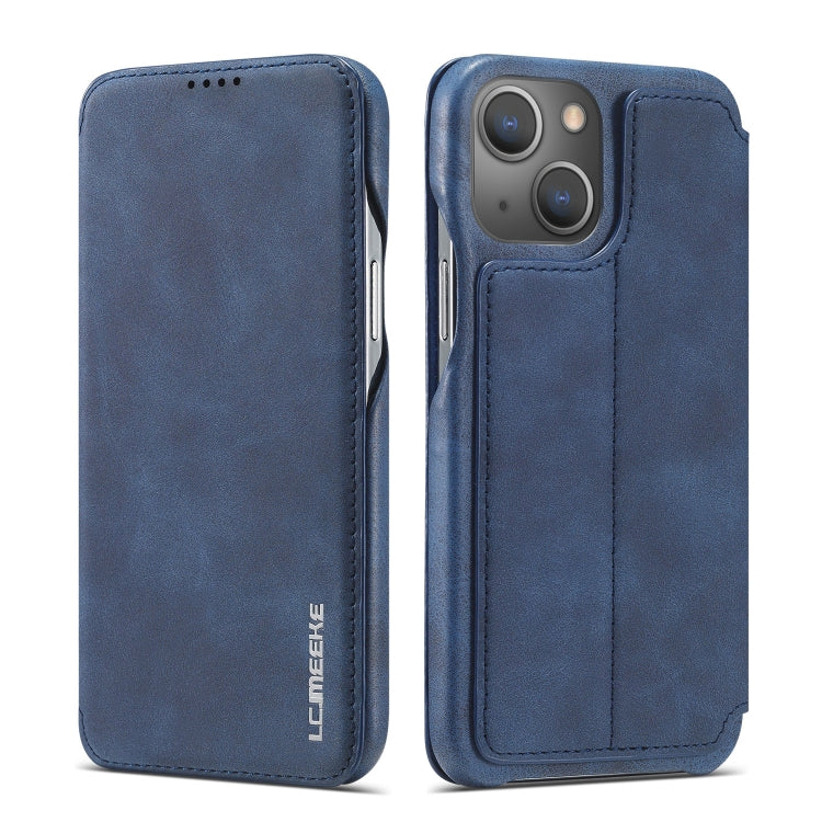 LC.IMEEKE Hon Ancient Series Flip Leather Phone Case For iPhone 15 Plus