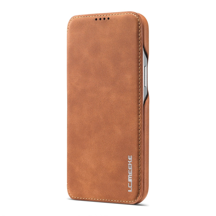 LC.IMEEKE Hon Ancient Series Flip Leather Phone Case For iPhone 15 Plus