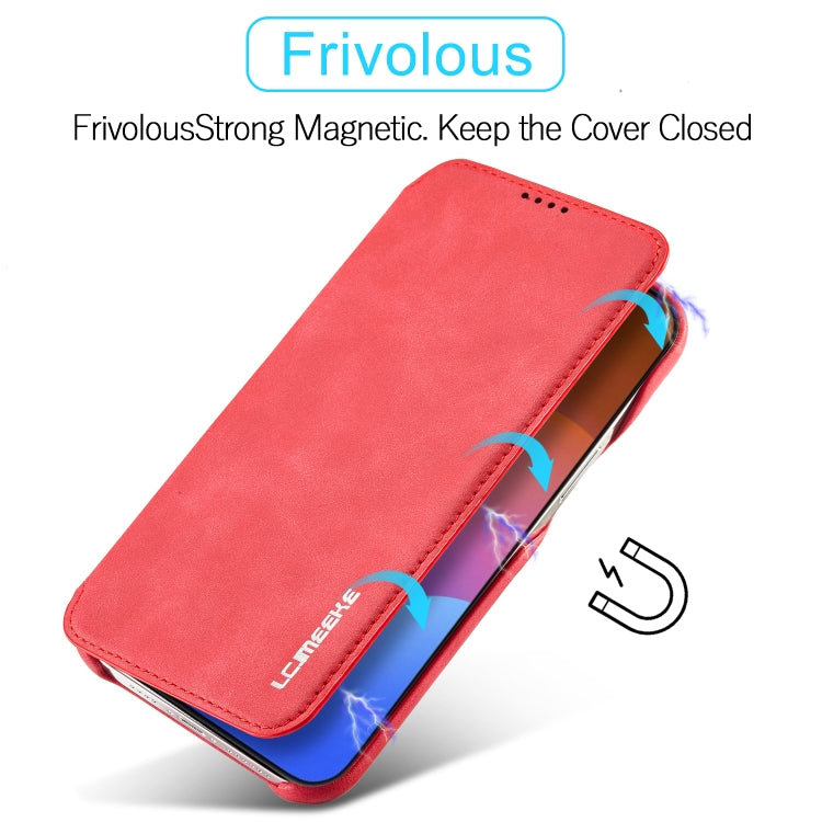 LC.IMEEKE Hon Ancient Series Flip Leather Phone Case For iPhone 15 Pro
