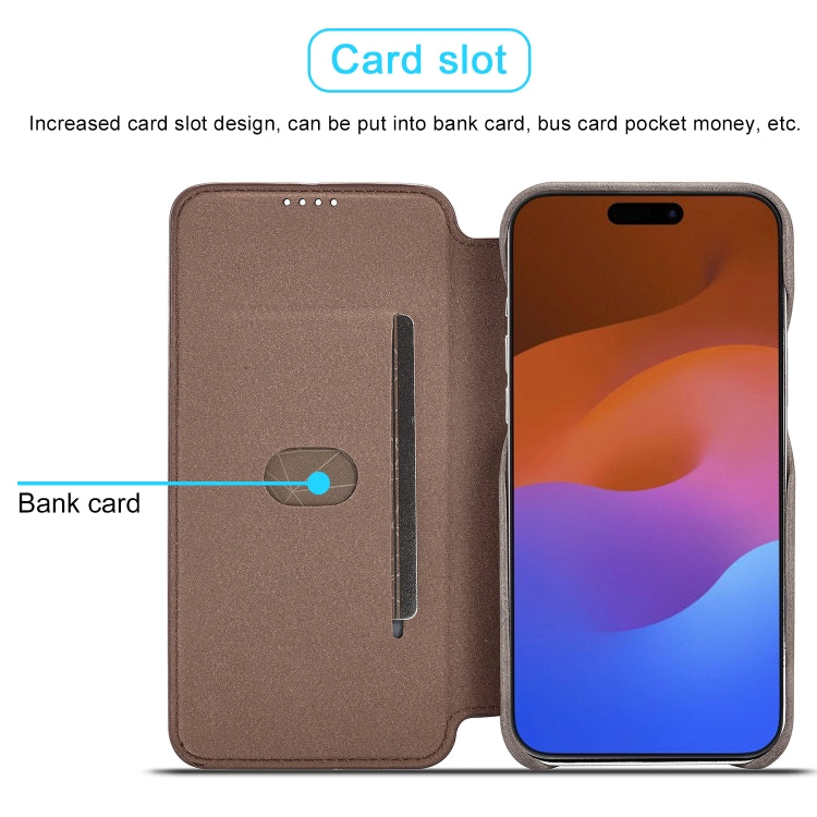 LC.IMEEKE Hon Ancient Series Flip Leather Phone Case For iPhone 15 Pro