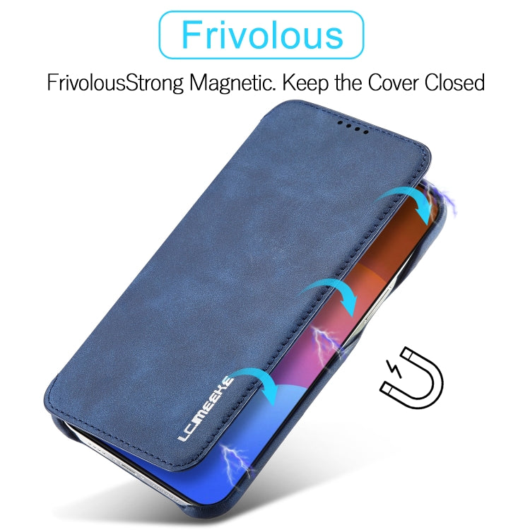 LC.IMEEKE Hon Ancient Series Flip Leather Phone Case For iPhone 15 Pro
