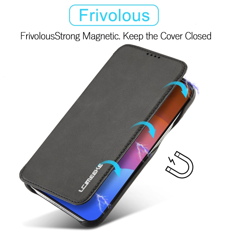 LC.IMEEKE Hon Ancient Series Flip Leather Phone Case For iPhone 15 Pro Max
