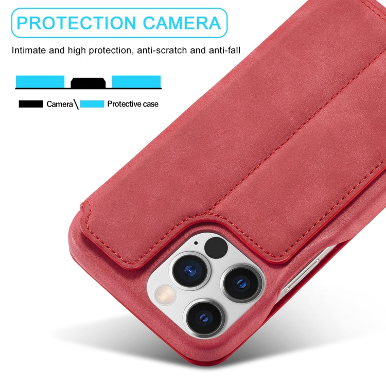 LC.IMEEKE Hon Ancient Series Flip Leather Phone Case For iPhone 15 Pro Max