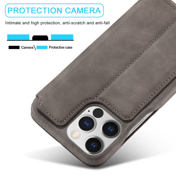 LC.IMEEKE Hon Ancient Series Flip Leather Phone Case For iPhone 15 Pro Max