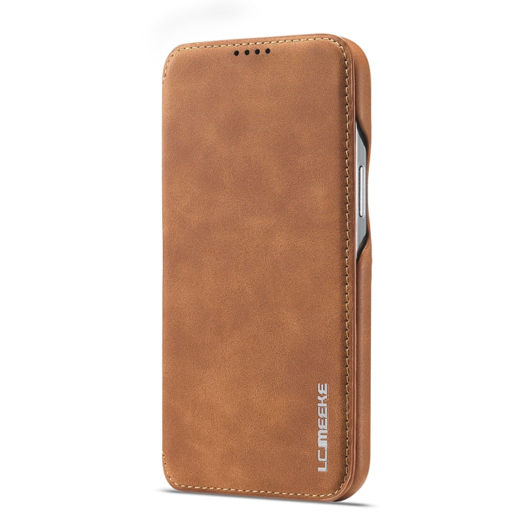 LC.IMEEKE Hon Ancient Series Flip Leather Phone Case For iPhone 15 Pro Max