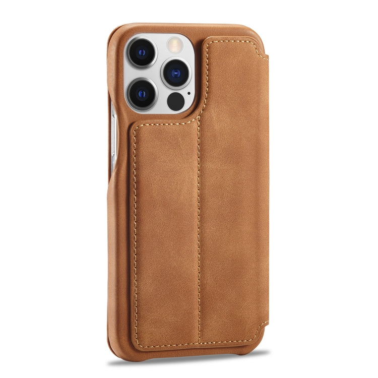LC.IMEEKE Hon Ancient Series Flip Leather Phone Case For iPhone 15 Pro Max