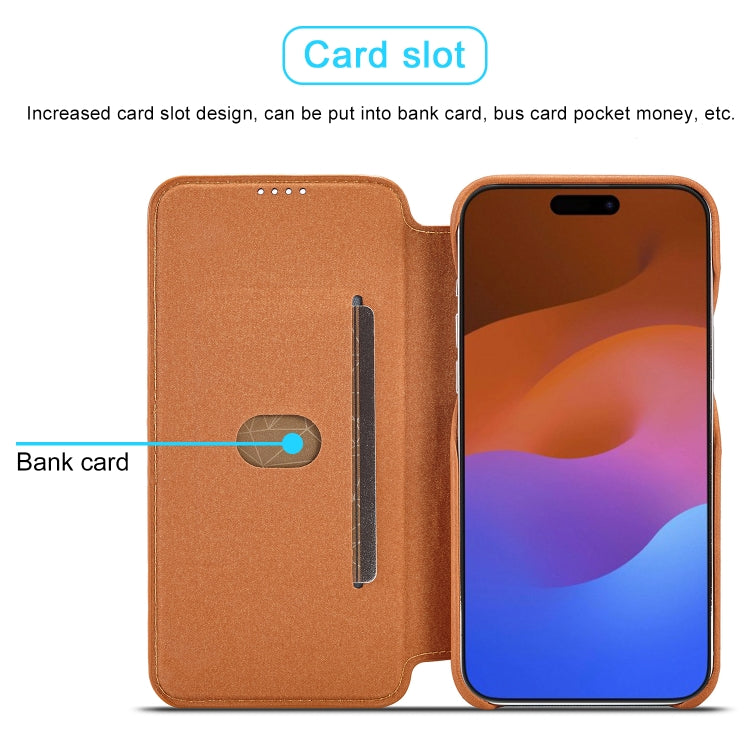 LC.IMEEKE Hon Ancient Series Flip Leather Phone Case For iPhone 15 Pro Max