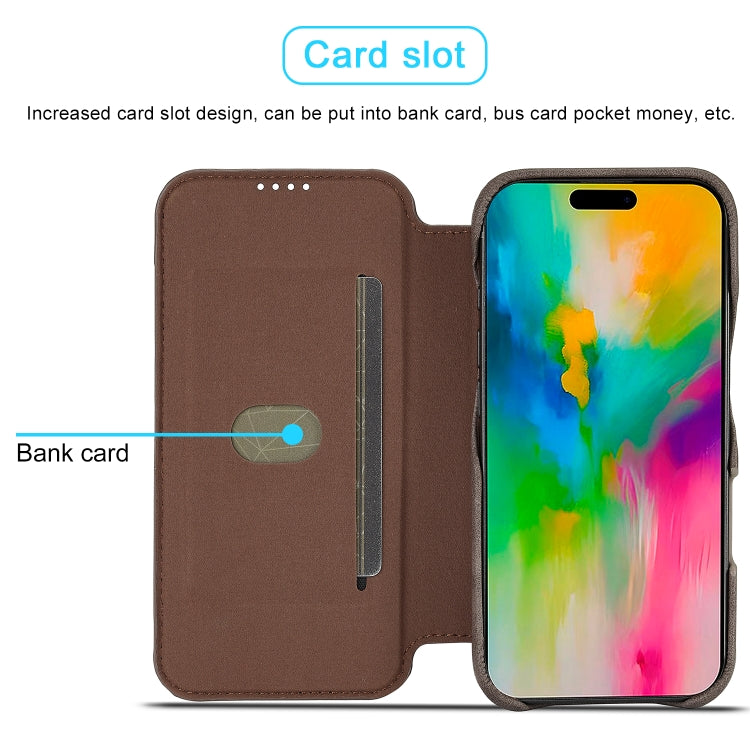 For iPhone 15 Pro Max LC.IMEEKE Hon Ancient Series Flip Leather Phone Case