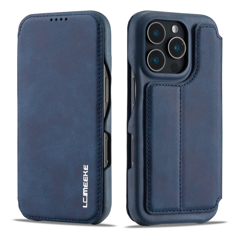 For iPhone 15 Pro Max LC.IMEEKE Hon Ancient Series Flip Leather Phone Case