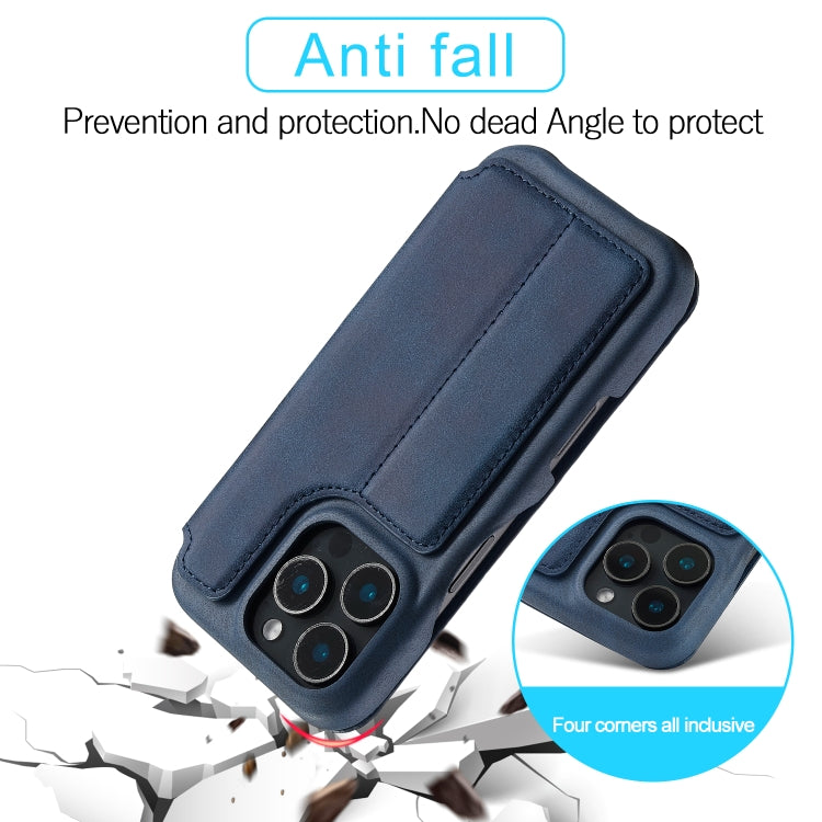 For iPhone 15 Pro Max LC.IMEEKE Hon Ancient Series Flip Leather Phone Case