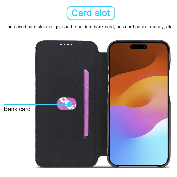 For iPhone 15 Plus LC.IMEEKE Hon Ancient Series Flip Leather Phone Case