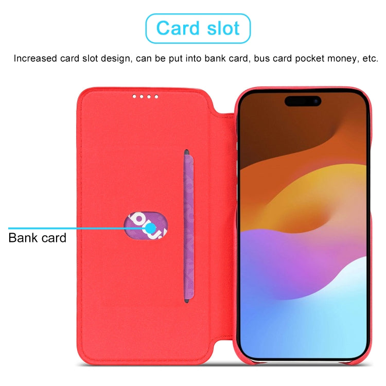 For iPhone 15 Plus LC.IMEEKE Hon Ancient Series Flip Leather Phone Case