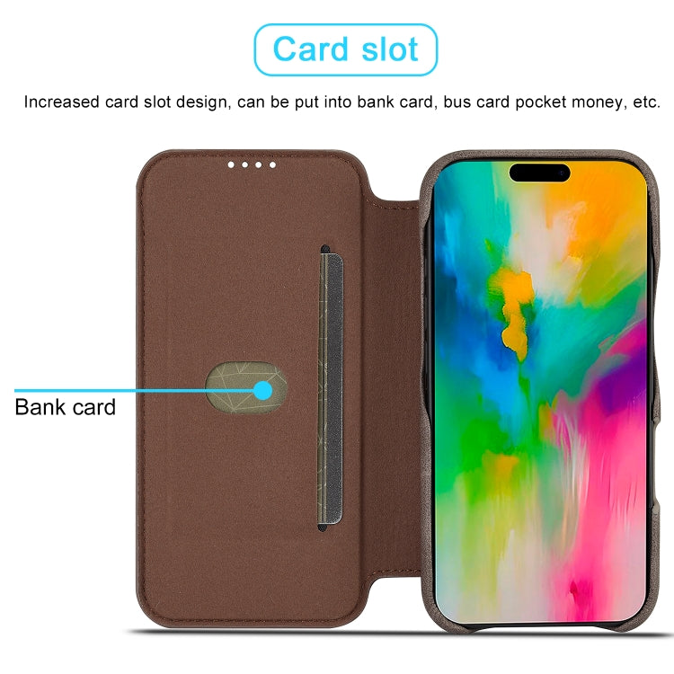 For iPhone 15 Plus LC.IMEEKE Hon Ancient Series Flip Leather Phone Case
