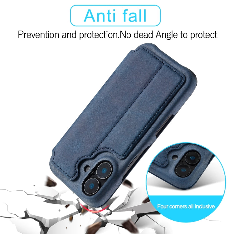 For iPhone 15 Plus LC.IMEEKE Hon Ancient Series Flip Leather Phone Case