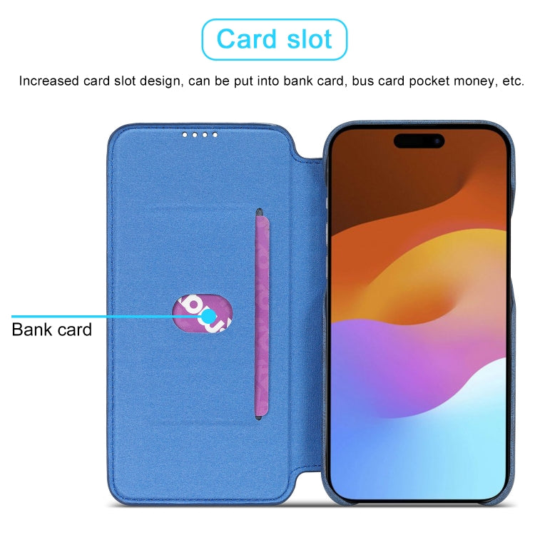 For iPhone 15 Plus LC.IMEEKE Hon Ancient Series Flip Leather Phone Case